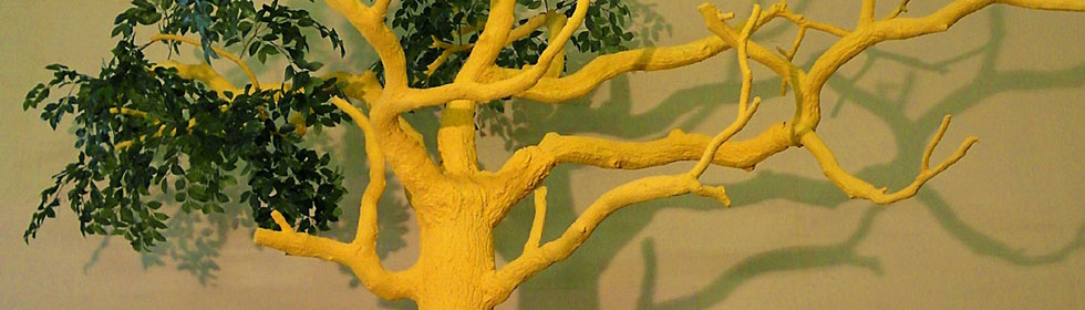 Kunstbaum Lebensdauer (Teilbelaubter gelber Kunstbaum)