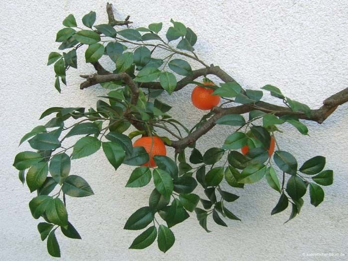 Orangenbaumzweig für Kunstbäume/ künstliche Bäume
