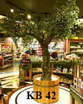 Künstlicher Olivenbaum  mit knolligem Stamm
